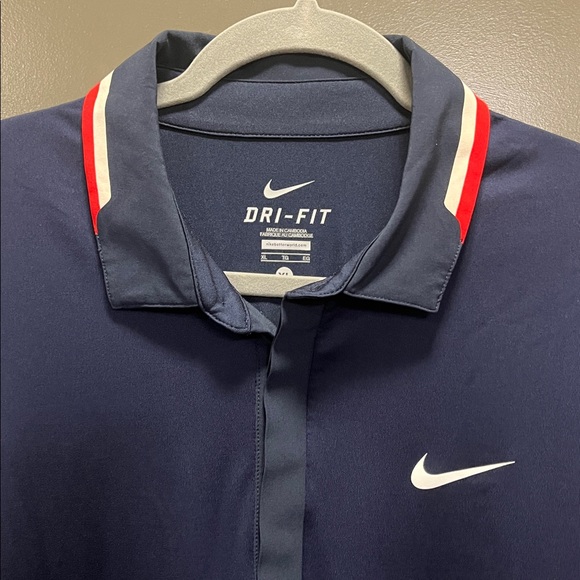 2 for $28 - BUNDLE - Nike Men's Dri- Fit Navy Blue Polo Size XL - Picture 8 of 12